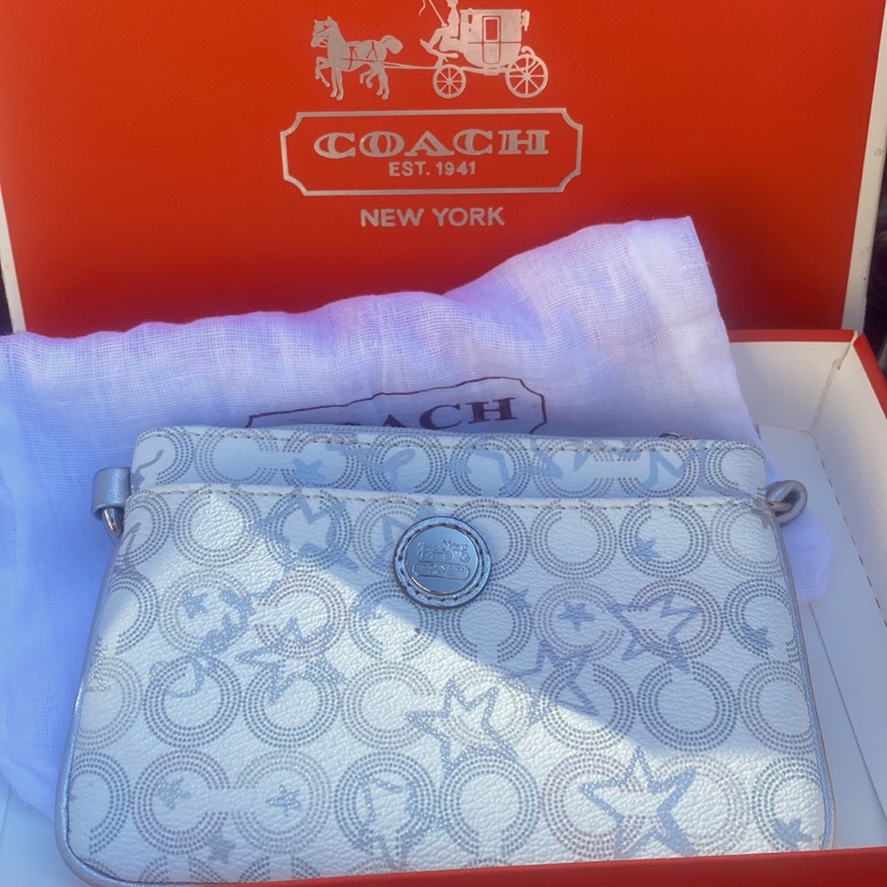 Brand new never used Coach Wristlet